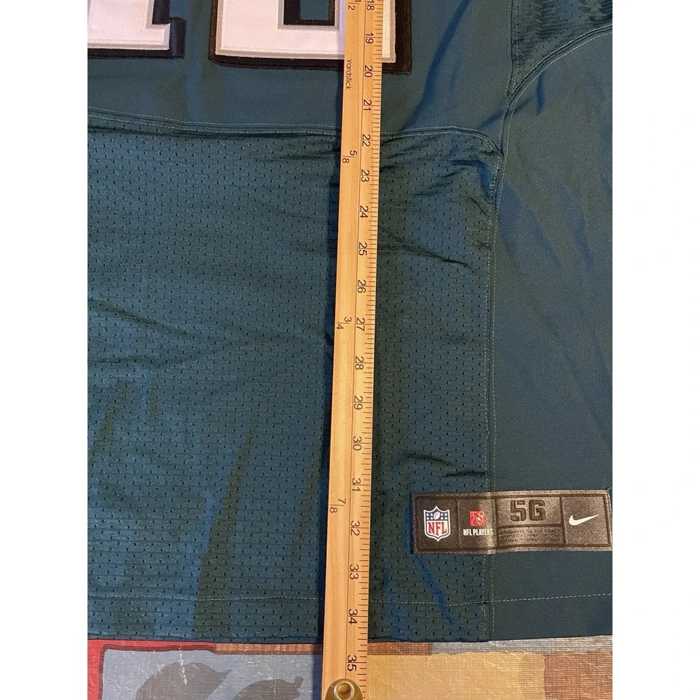 Men's 56 NWT Philadelphia Eagles Chris Maragos #42 Nike Authentic Jersey Green